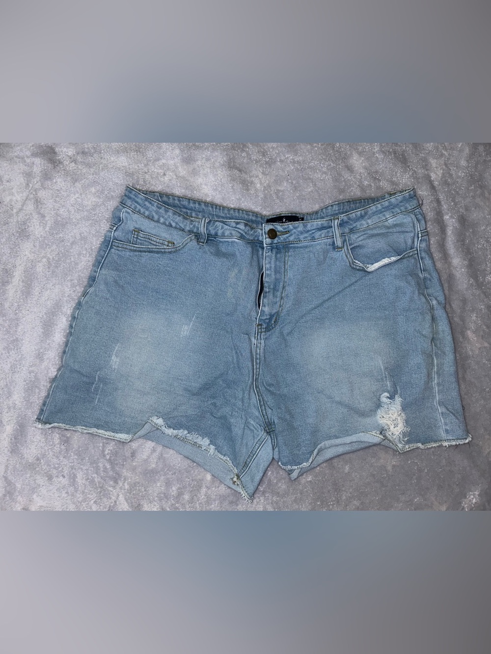 Agnes Orinda - Blue Jean Shorts - 2XL/XXL